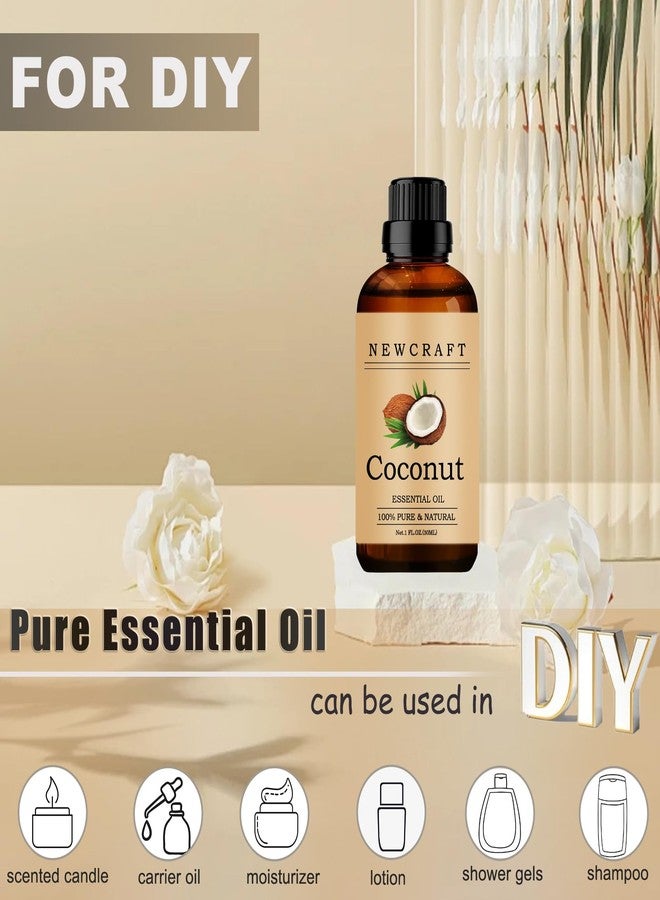 NewCraft Coconut Essential Oils, 100% Pure and Natural Essential Oil for Aromatherapy Diffuser - Coconut/1 Fl Oz - Image 5